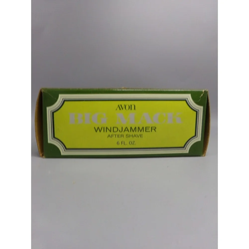 Vintage Avon Big Mack Windjammer After Shave 6 fl oz Collectible‎ Box Truck